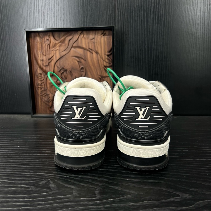 Louis Vuitton路易威登 trainer 黑白牛仔 37碼-2