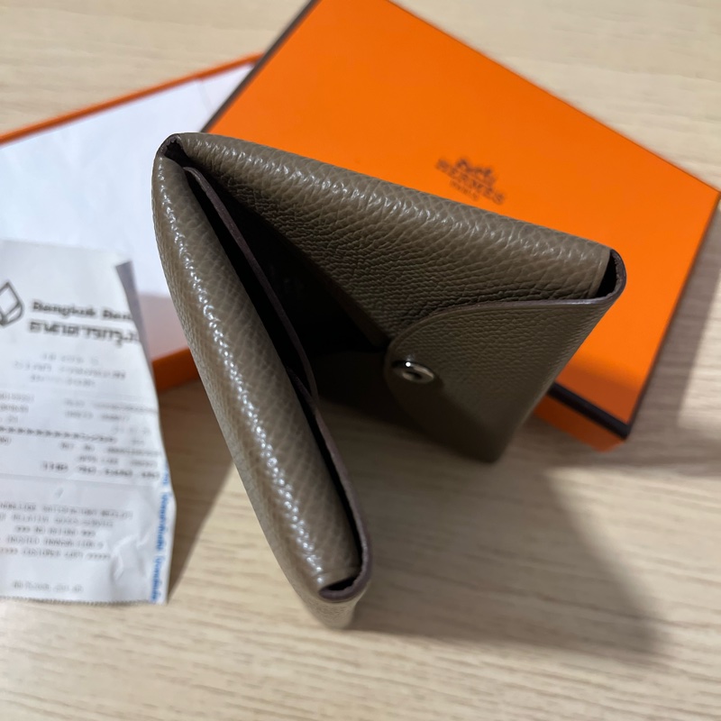 calvi duo compact card holder 大象灰-3