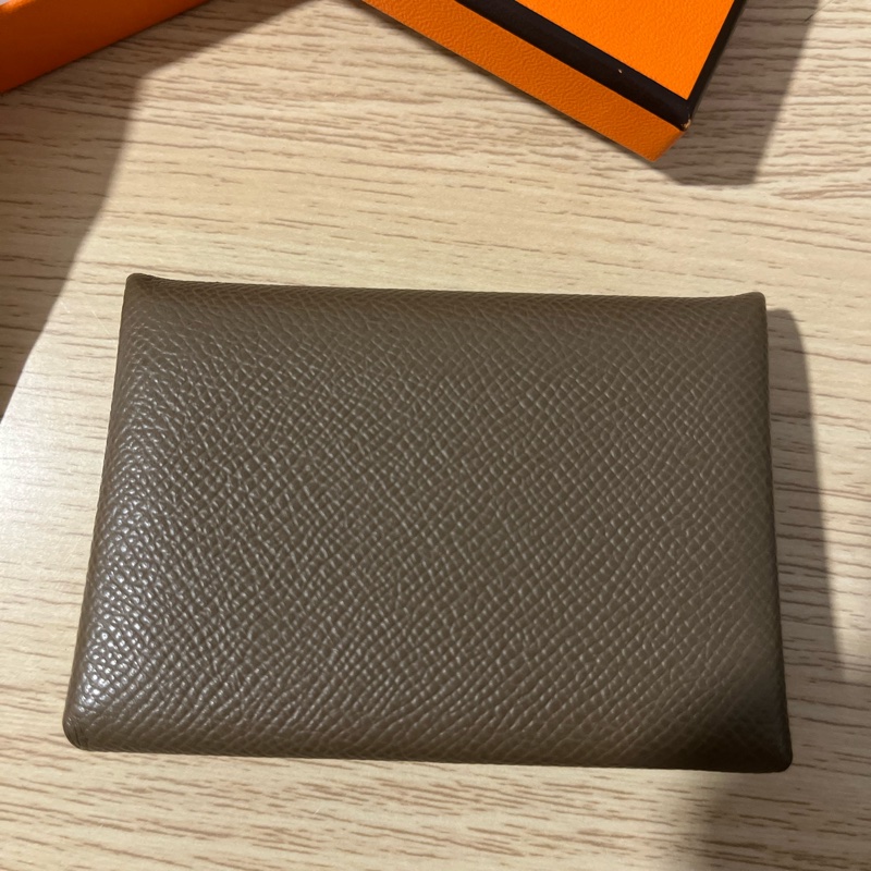 calvi duo compact card holder 大象灰-6