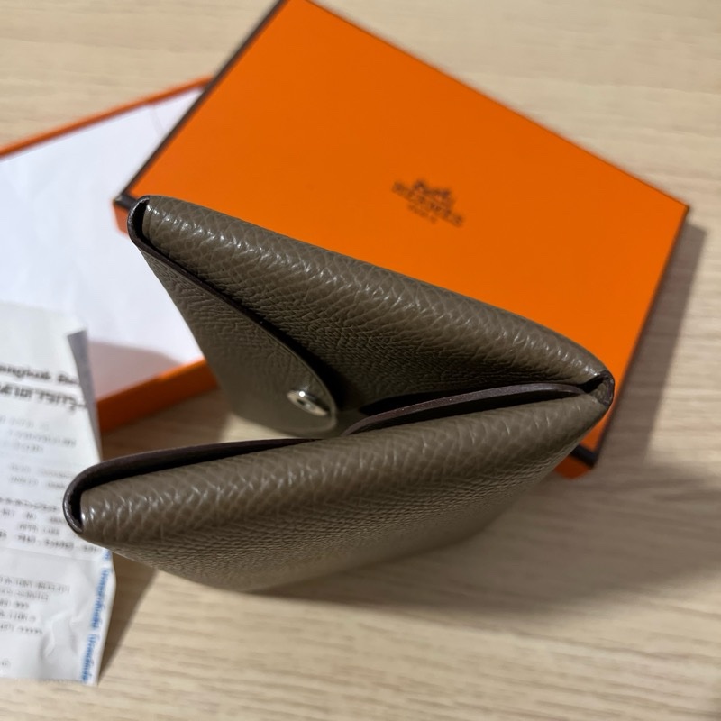 calvi duo compact card holder 大象灰-7