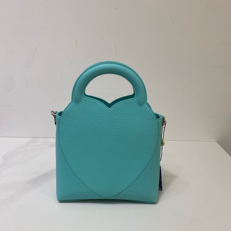 99新Tiffany蒂芙尼愛心Tote托特包,購物袋手提斜挎都可,Tiffany藍簡單時尚顯氣質-1