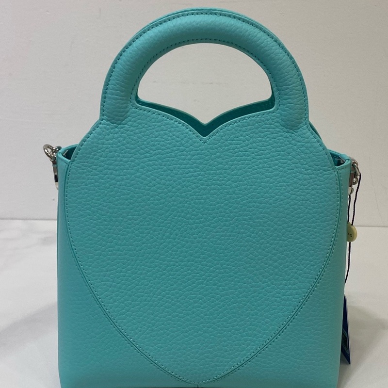 99新Tiffany蒂芙尼愛心Tote托特包,購物袋手提斜挎都可,Tiffany藍簡單時尚顯氣質-5