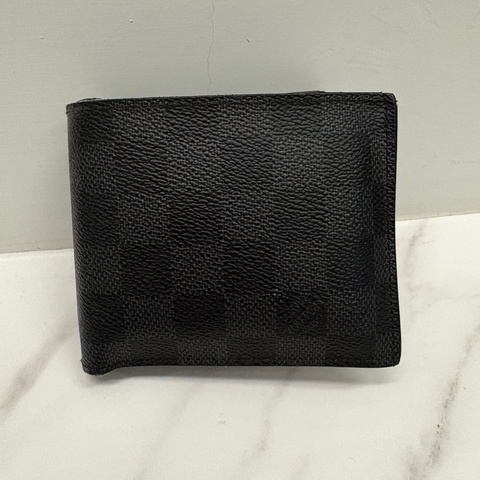 LV 棋盤格短夾 便宜出清