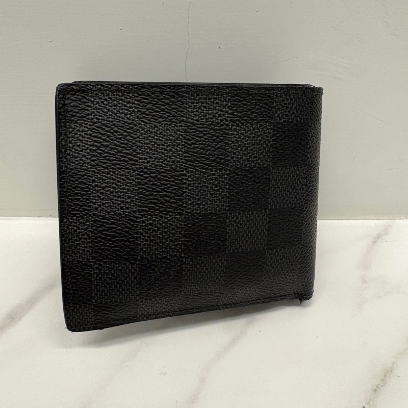 LV 棋盤格短夾 便宜出清-1