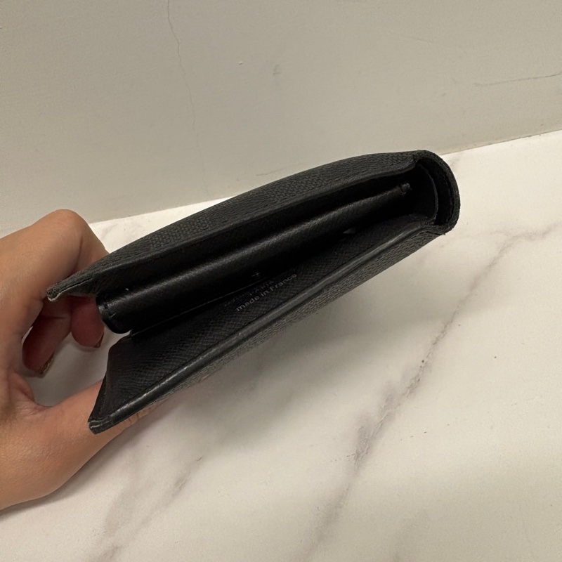 LV 棋盤格短夾 便宜出清-3