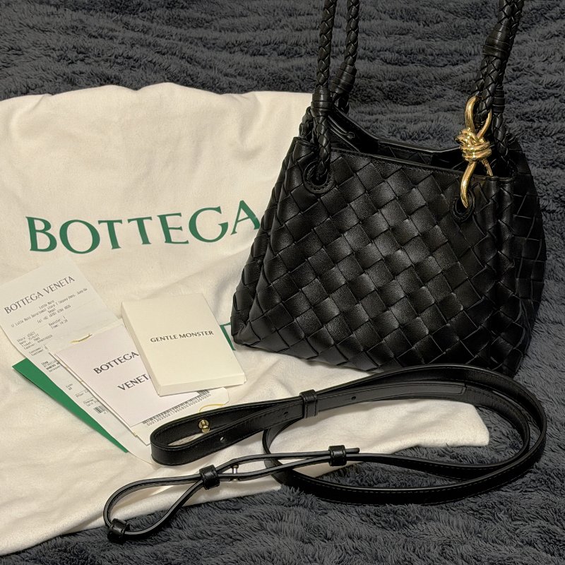 Bottega Veneta Parachute 降落傘小包 黃銅 Knot 繩結提把 / 2025國外自購-0