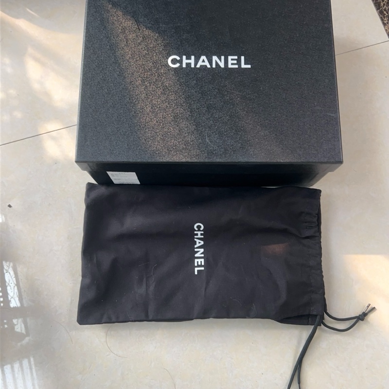 Chanel 香奈兒經典款魔術貼涼鞋38.5碼-6