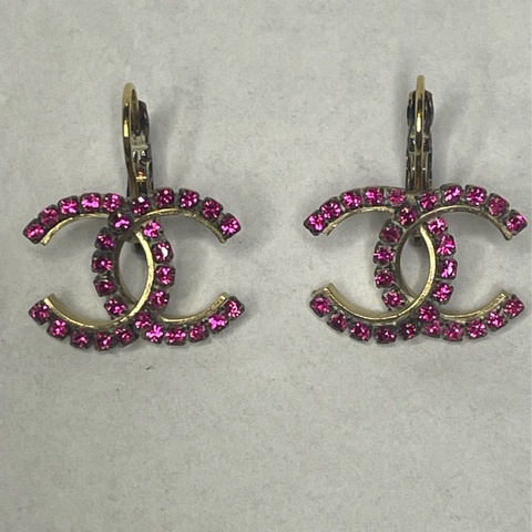 香奈儿 红宝石 大号耳环