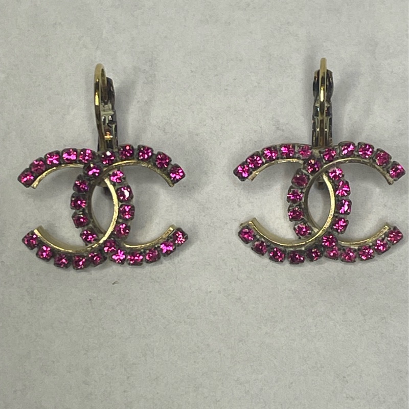 香奈儿 红宝石 大号耳环-0