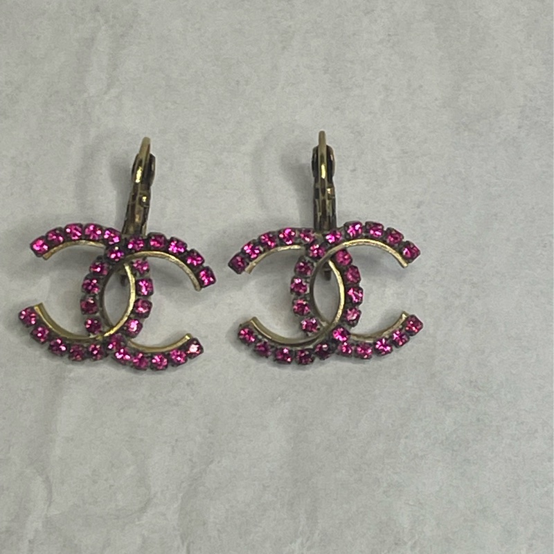 香奈儿 红宝石 大号耳环-2