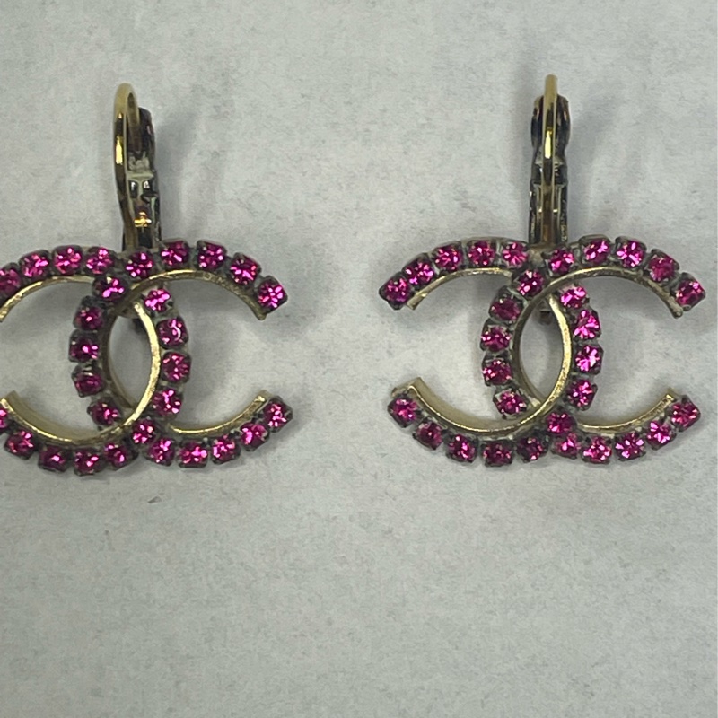 香奈儿 红宝石 大号耳环-3