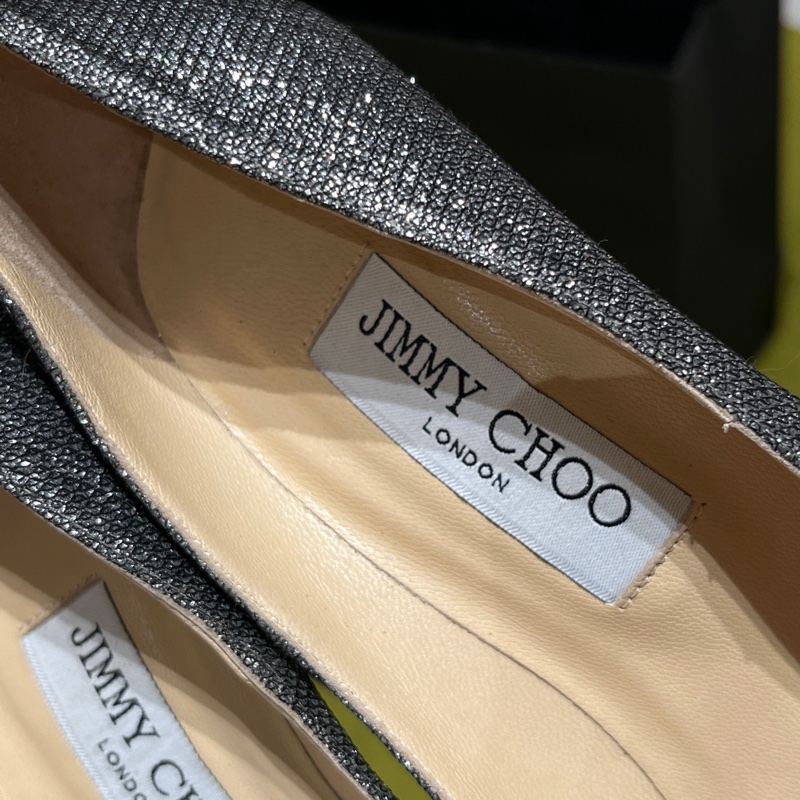 Jimmychoo周仰傑銀色星空高跟鞋 38碼 跟高10cm 千頌伊同款-7