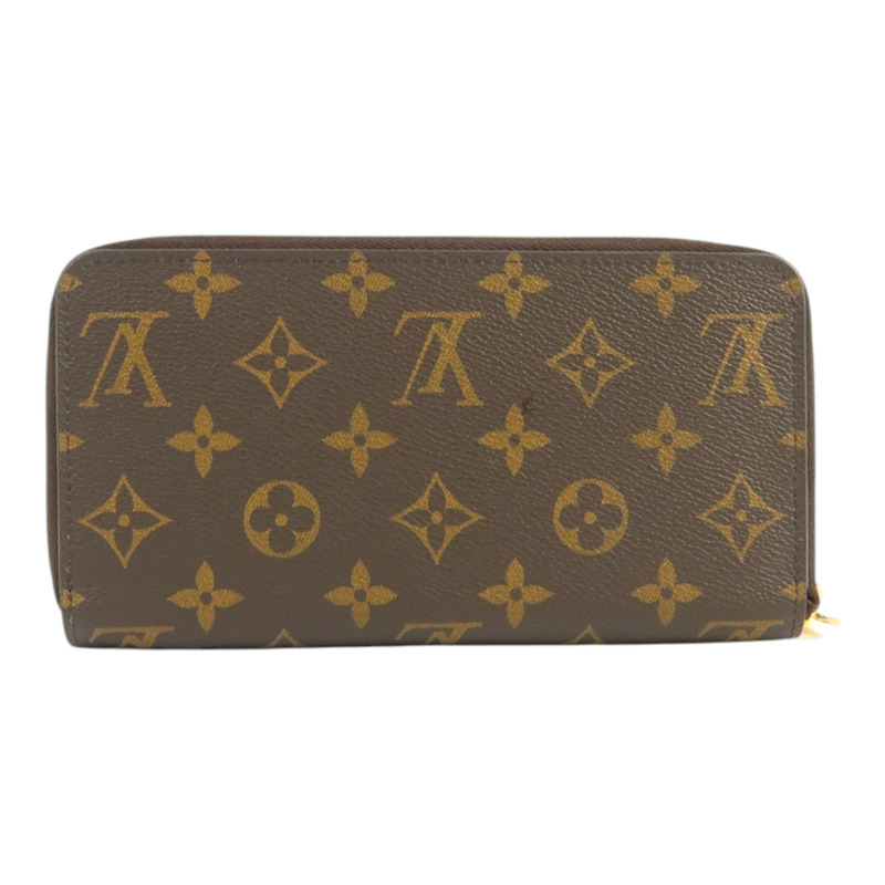 LOUIS VUITTON Monogram Zipper Long Wallet金扣長錢包-1