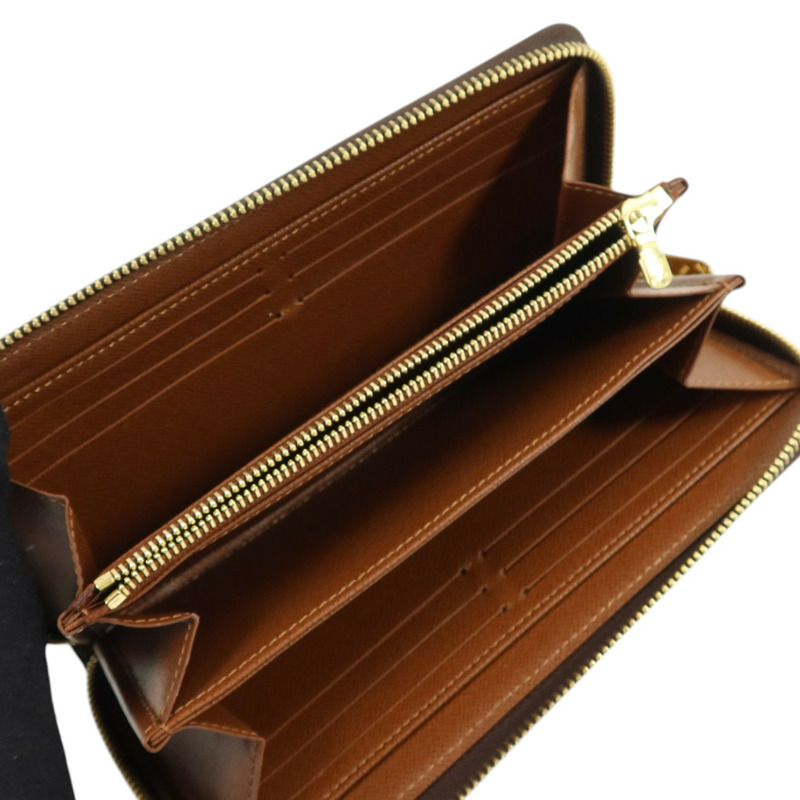 LOUIS VUITTON Monogram Zipper Long Wallet金扣長錢包-5