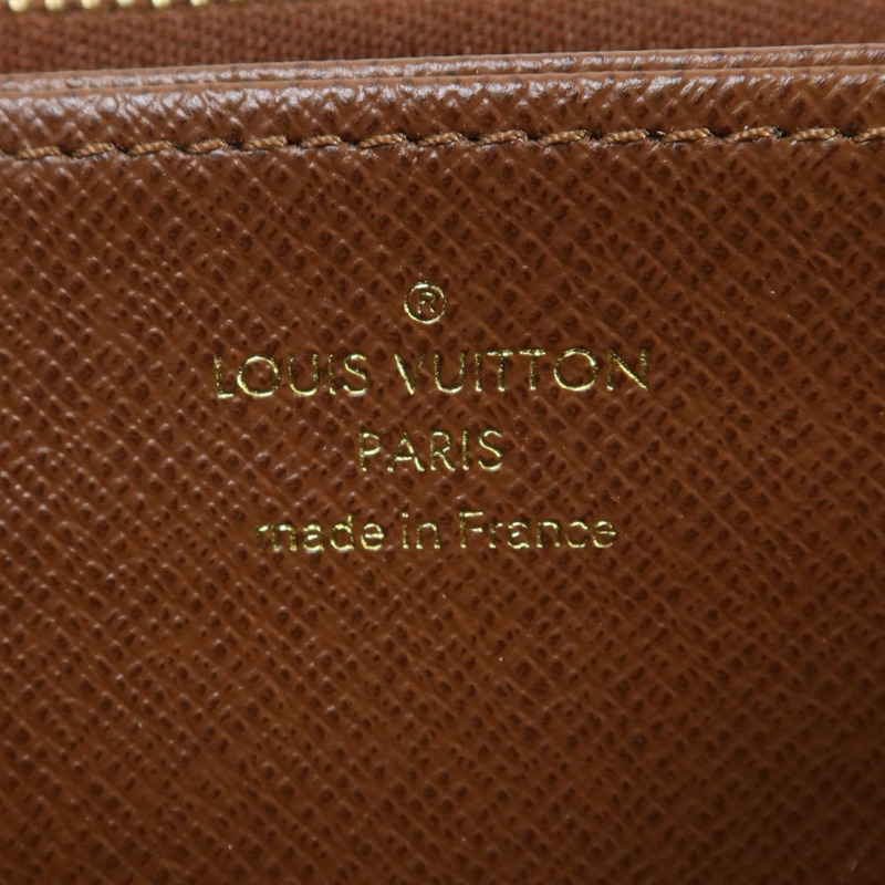 LOUIS VUITTON Monogram Zipper Long Wallet金扣長錢包-6