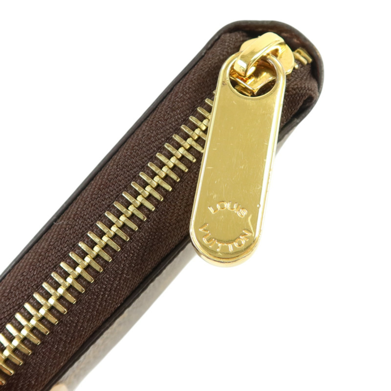 LOUIS VUITTON Monogram Zipper Long Wallet金扣長錢包-7