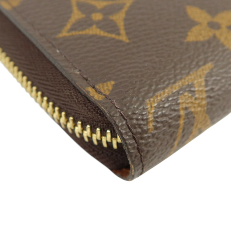 LOUIS VUITTON Monogram Zipper Long Wallet金扣長錢包-11