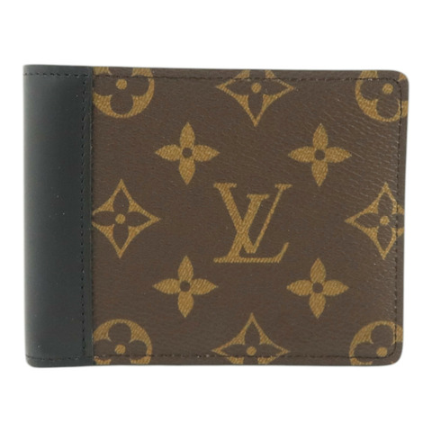 LOUIS VUITTON Monogram Macassar Multiple Wallet錢包
