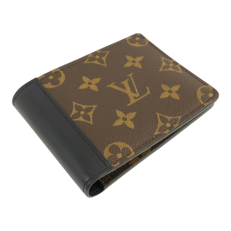 LOUIS VUITTON Monogram Macassar Multiple Wallet錢包-3