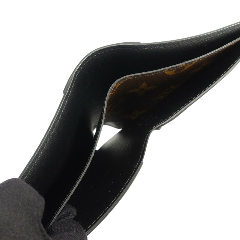 LOUIS VUITTON Monogram Macassar Multiple Wallet錢包-6