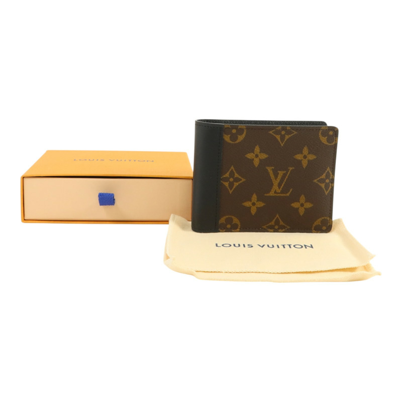 LOUIS VUITTON Monogram Macassar Multiple Wallet錢包-8