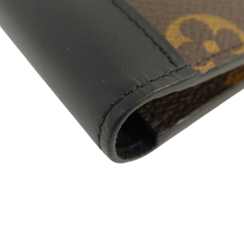 LOUIS VUITTON Monogram Macassar Multiple Wallet錢包-9