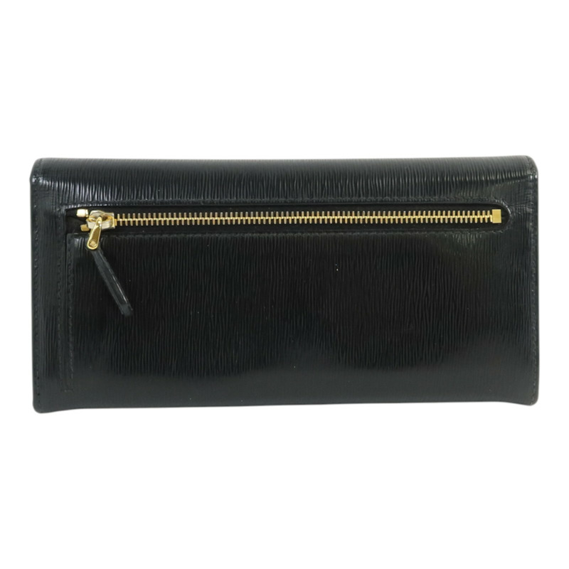 PRADA 牛皮皮革Long Wallet金扣長錢包-1