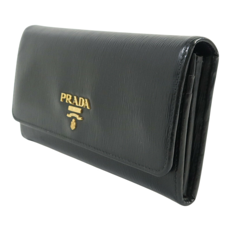 PRADA 牛皮皮革Long Wallet金扣長錢包-2