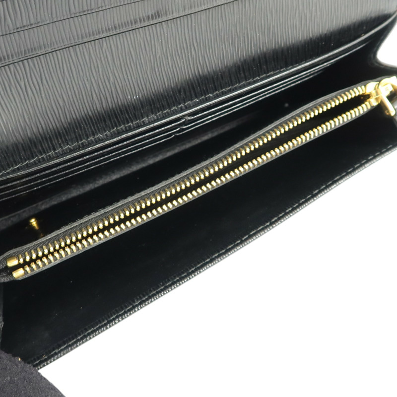 PRADA 牛皮皮革Long Wallet金扣長錢包-5