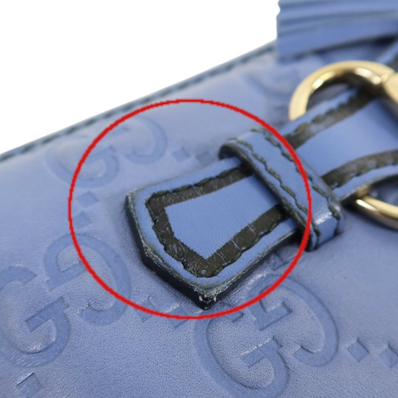 GUCCI 牛皮皮革Zipper Long Wallet金扣長錢包-16