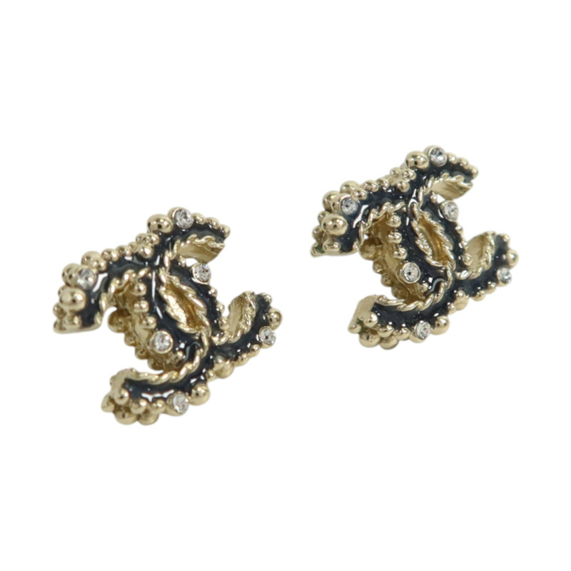 CHANEL 金屬CC Earrings耳環-1