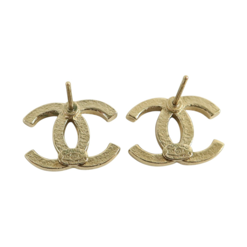 CHANEL 金屬CC Earrings耳環-2