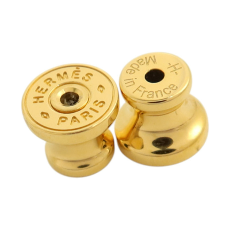 HERMES 金屬/琺瑯Mini Pop H耳環-4