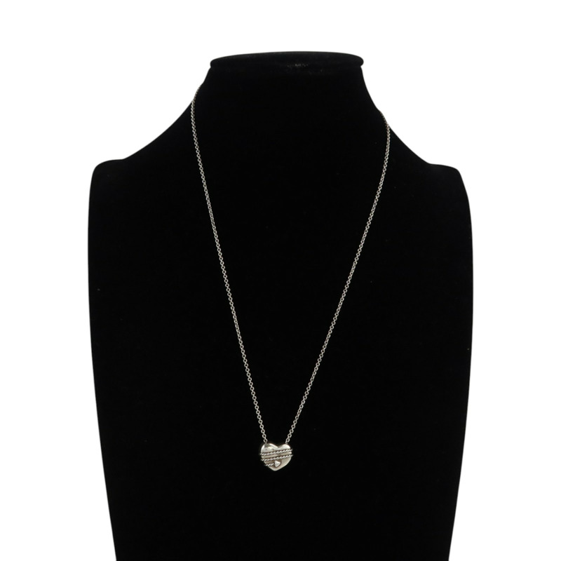 TIFFANY&CO 925純銀Heart Arrow Necklace項鏈-7