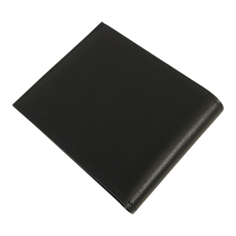 HERMES Evergain皮革Citizen Twill Compact Wallet錢包Noir-4