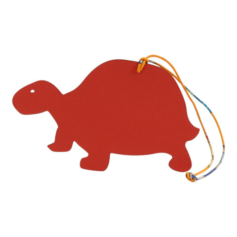 HERMES Epsom皮革/Swift皮革Turtle PM掛飾