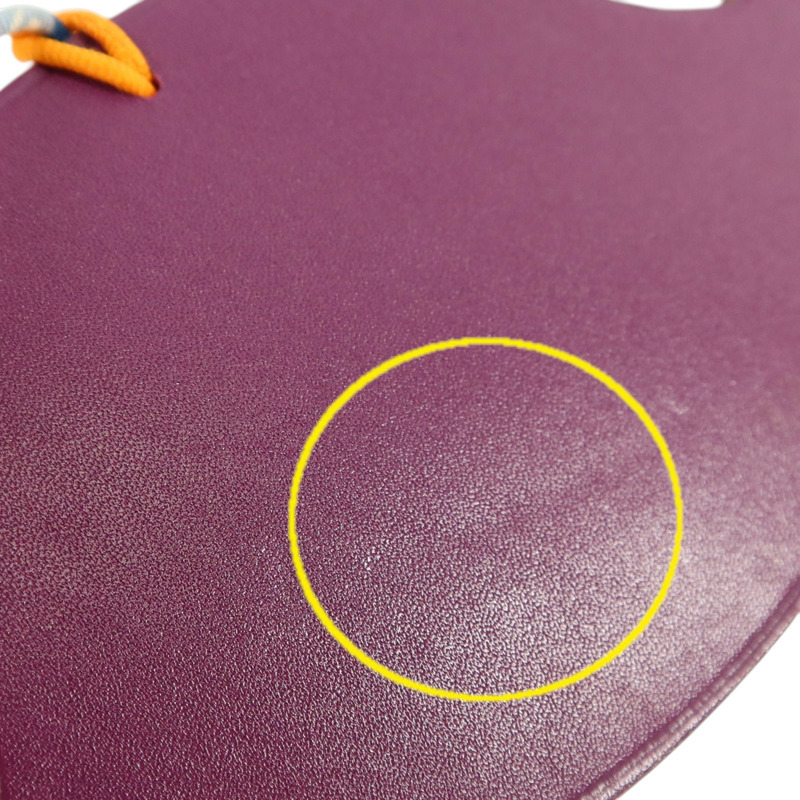 HERMES Epsom皮革/Swift皮革Turtle PM掛飾-5