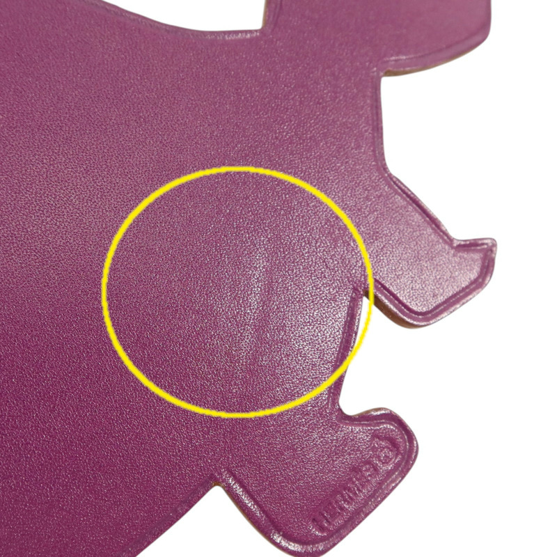 HERMES Epsom皮革/Swift皮革Turtle PM掛飾-6