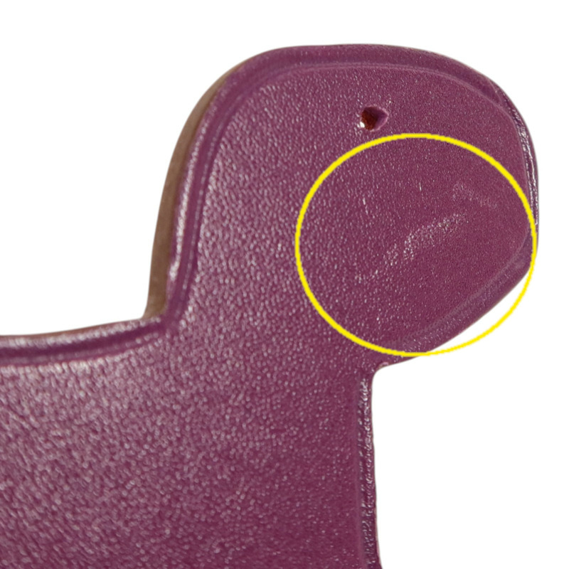 HERMES Epsom皮革/Swift皮革Turtle PM掛飾-7