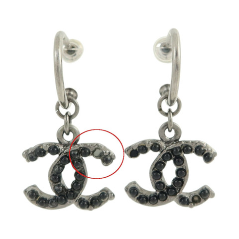 CHANEL 金屬CC Earrings耳環