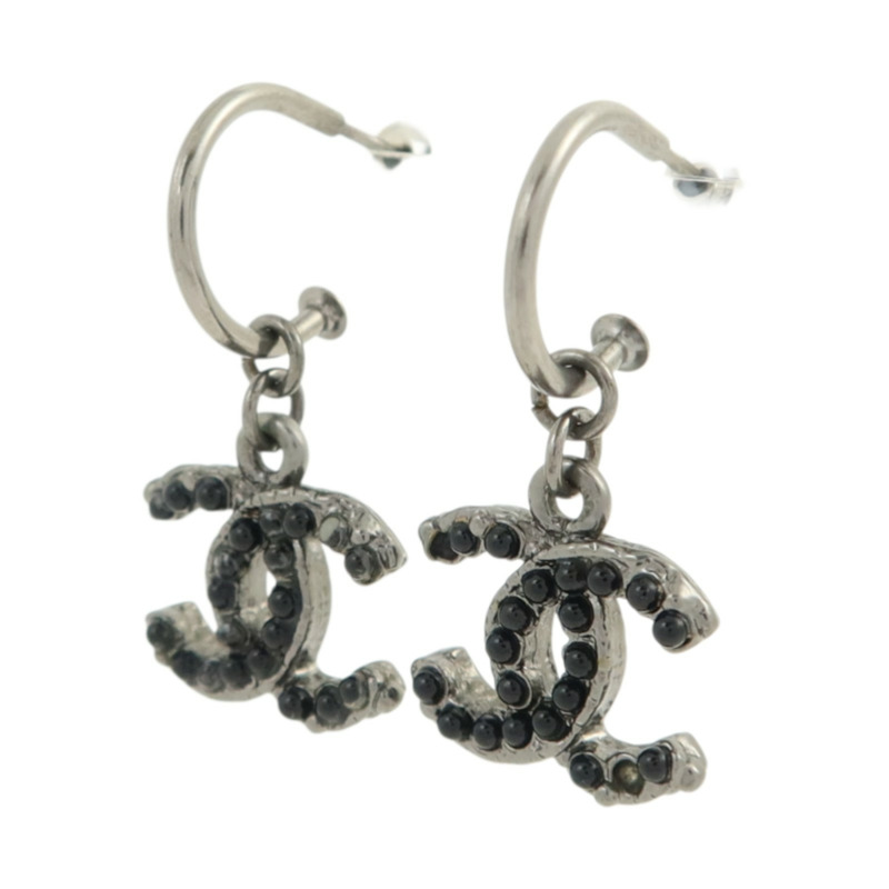 CHANEL 金屬CC Earrings耳環-1