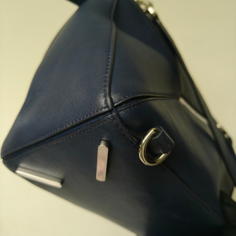 【8成新】㊣✨ LOEWE ✨羅威 （附防塵袋）Puzzle 拼圖 中號 藍紫色  小牛皮 肩背包 斜背包/二手包/二手精品🌳二手樹屋🌳-9