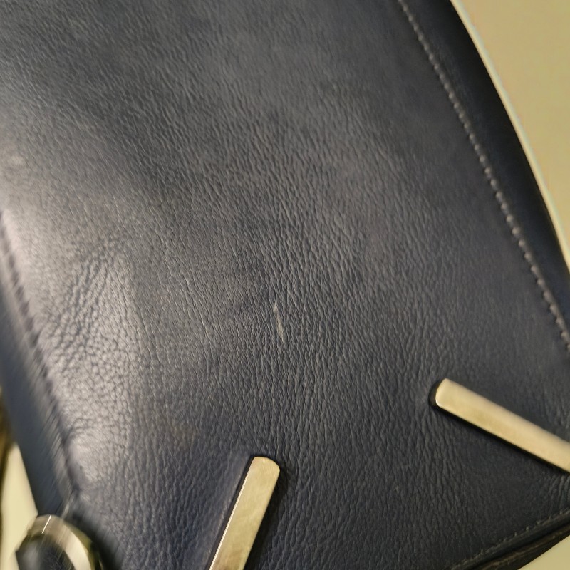 【8成新】㊣✨ LOEWE ✨羅威 （附防塵袋）Puzzle 拼圖 中號 藍紫色  小牛皮 肩背包 斜背包/二手包/二手精品🌳二手樹屋🌳-13