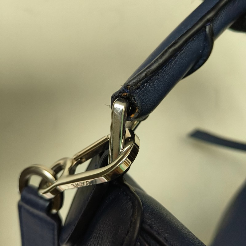 【8成新】㊣✨ LOEWE ✨羅威 （附防塵袋）Puzzle 拼圖 中號 藍紫色  小牛皮 肩背包 斜背包/二手包/二手精品🌳二手樹屋🌳-57