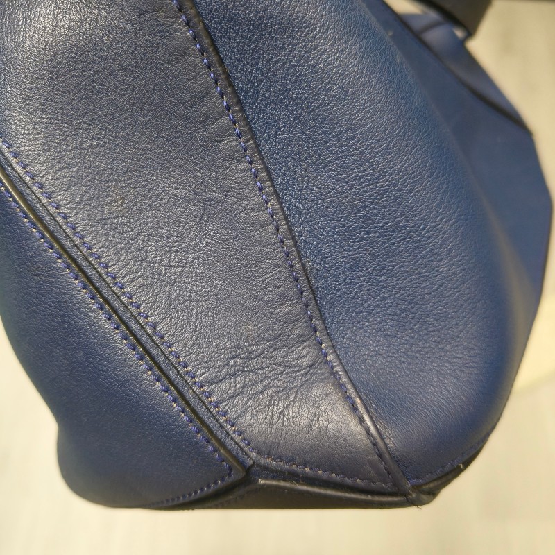 【8成新】㊣✨ LOEWE ✨羅威 （附防塵袋）Puzzle 拼圖 中號 藍紫色  小牛皮 肩背包 斜背包/二手包/二手精品🌳二手樹屋🌳-59