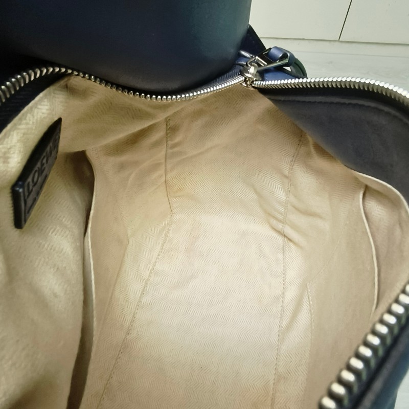 【8成新】㊣✨ LOEWE ✨羅威 （附防塵袋）Puzzle 拼圖 中號 藍紫色  小牛皮 肩背包 斜背包/二手包/二手精品🌳二手樹屋🌳-62