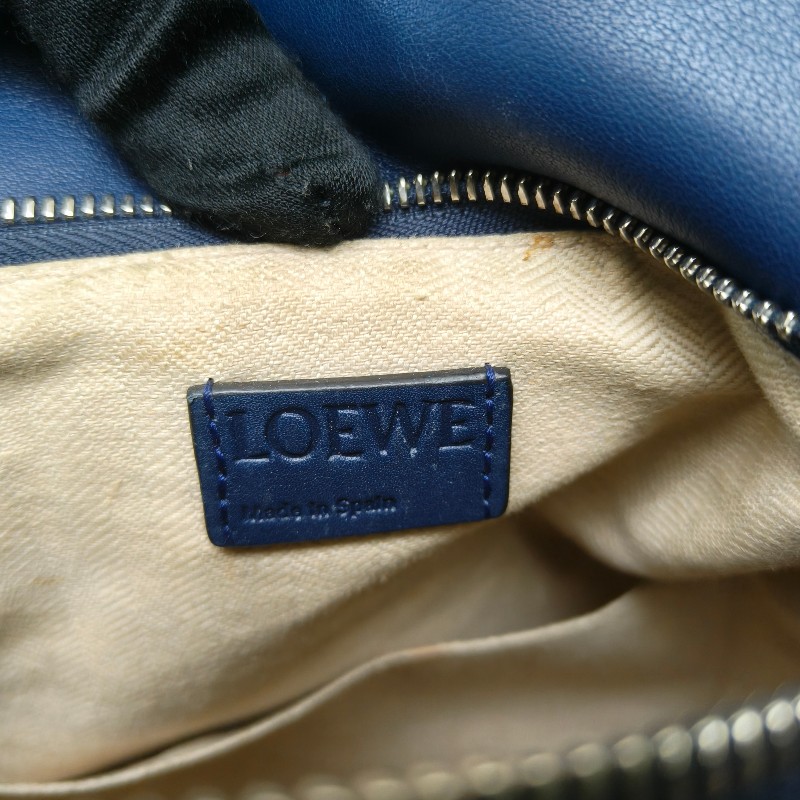 【8成新】㊣✨ LOEWE ✨羅威 （附防塵袋）Puzzle 拼圖 中號 藍紫色  小牛皮 肩背包 斜背包/二手包/二手精品🌳二手樹屋🌳-66