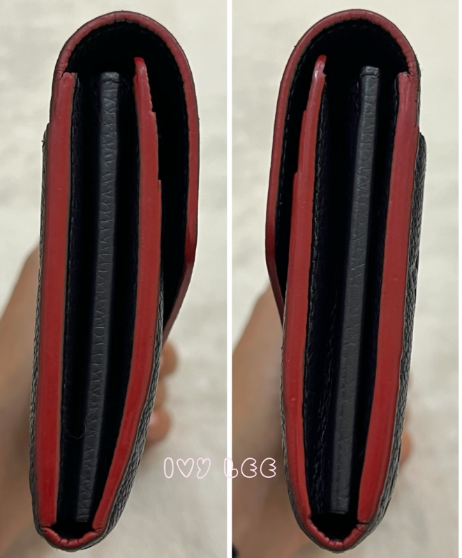 LOUIS VUITTON M62125 Sarah經典花紋牛皮壓紋扣式長夾(海軍藍) 正品 二手精品-13