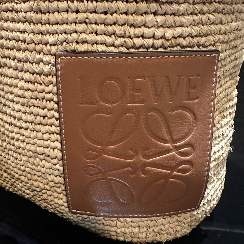 Loewe BOLSO SLIT 草編包-1