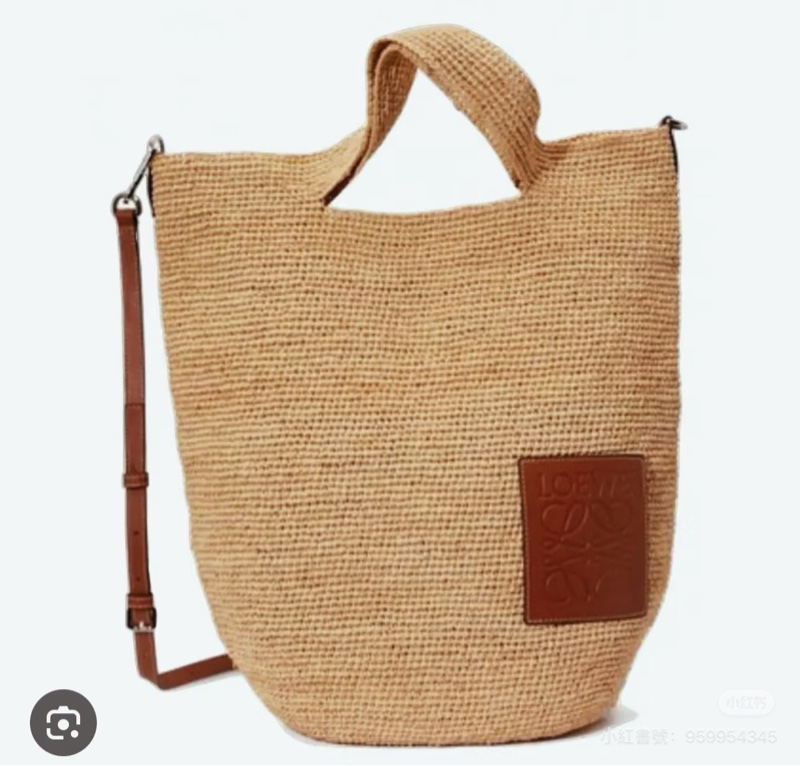 Loewe BOLSO SLIT 草編包-5